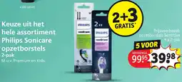 Kruidvat Keuze uit het hele assortiment Philips Sonicare opzetborstels aanbieding