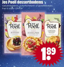 Dirk Jos Poell dessertbodems aanbieding