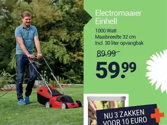 Inter Chalet Electromaaier Einhell aanbieding