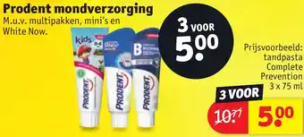 Kruidvat Prodent mondverzorging aanbieding