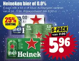 Dirk Heineken bier of 0.0% aanbieding