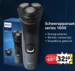 Kruidvat Scheerapparaat series 1000 aanbieding