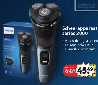 Kruidvat Scheerapparaat series 3000 aanbieding