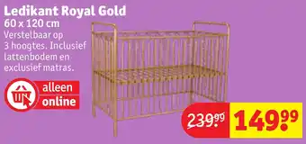 Kruidvat Ledikant Royal Gold aanbieding