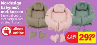 Kruidvat Mordesign babynest met kussen aanbieding