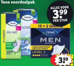 Kruidvat Tena voordeelpak aanbieding