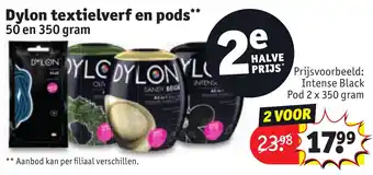 Kruidvat Dylon textielverf en pods aanbieding