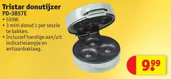 Kruidvat Tristar donutijzer PD-3857E aanbieding