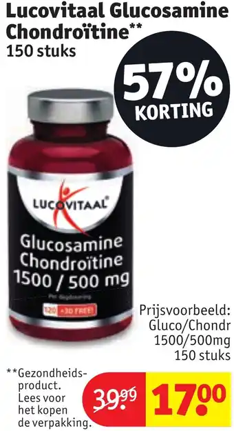 Kruidvat Lucovitaal Glucosamine Chondroitine aanbieding