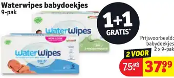 Kruidvat Waterwipes babydoekjes aanbieding