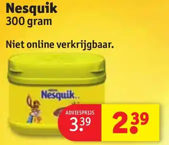 Kruidvat Nesquik aanbieding