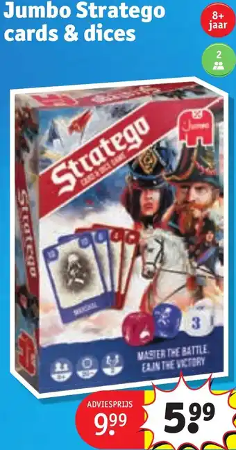 Kruidvat Jumbo Stratego cards & dices aanbieding