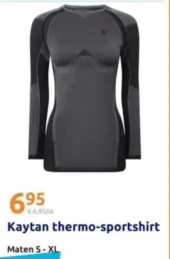 Action Kaytan thermo-sportshirt aanbieding