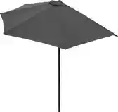 Bol.com Kingsleeve Balkon Parasol - Half Rond Model - Antraciet aanbieding