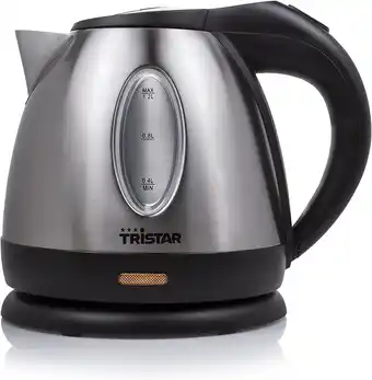 Amazon Tristar WK-1323 Waterkoker – Inhoud: 1.2 liter – 1500 Watt, Zilver aanbieding