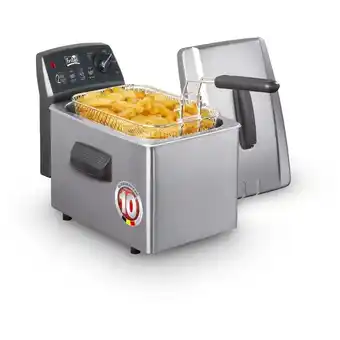 Bol.com Fritel Turbo SF 4154 - Frituurpan/friteuse 3l + 2400W - ook voor vast vet aanbieding