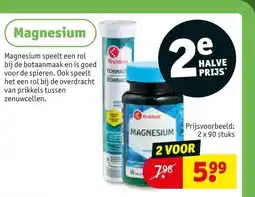 Kruidvat Kruidvat merk Magnesium aanbieding