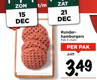 Vomar Voordeelmarkt Runder hamburgers aanbieding