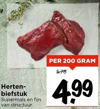 Vomar Voordeelmarkt Herten biefstuk aanbieding