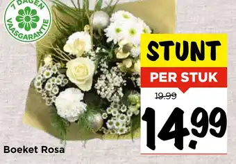 Vomar Voordeelmarkt Boeket Rosa aanbieding