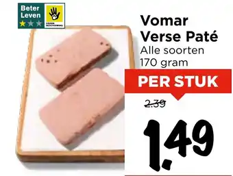 Vomar Voordeelmarkt Vomar Verse Paté aanbieding