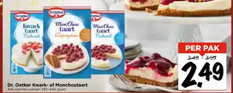 Vomar Voordeelmarkt Dr. Oetker Kwark of Monchoutaart aanbieding