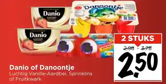 Vomar Voordeelmarkt Danio of Danoontje aanbieding