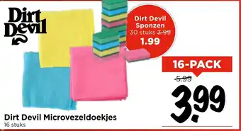 Vomar Voordeelmarkt Dirt Devil Microvezeldoekjes aanbieding