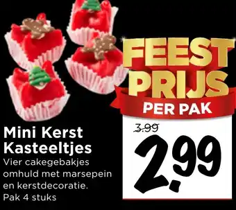 Vomar Voordeelmarkt Mini Kerst Kasteeltjes aanbieding