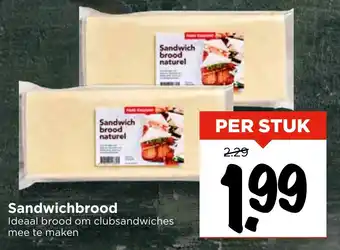 Vomar Voordeelmarkt Sandwichbrood aanbieding