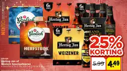 Vomar Voordeelmarkt Hertog Jan of Grolsch Speciaalbieren aanbieding