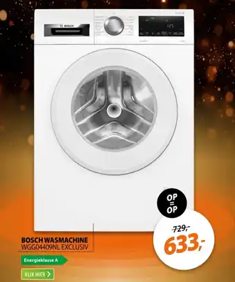 Expert BOSCH WASMACHINE aanbieding