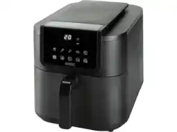 MediaMarkt Bourgini Slim Fit Health Fryer Pure Heteluchtfriteuse Zwart aanbieding