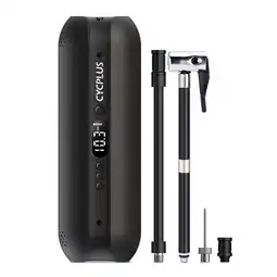 ANWB Cycplus A2 PLUS fietspomp, Camper-oplaadbaar Zwart aanbieding