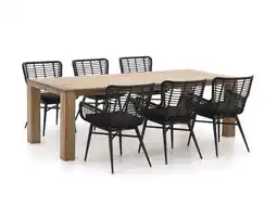 Kees Smit Intenso Asti/ROUGH-X 240cm dining tuinset 7-delig aanbieding