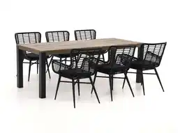 Kees Smit Intenso Asti/ROUGH-S 220cm dining tuinset 7-delig aanbieding