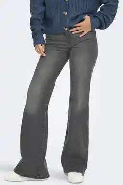 Wehkamp ONLY high waist flared jeans ONLHENNI grey denim aanbieding