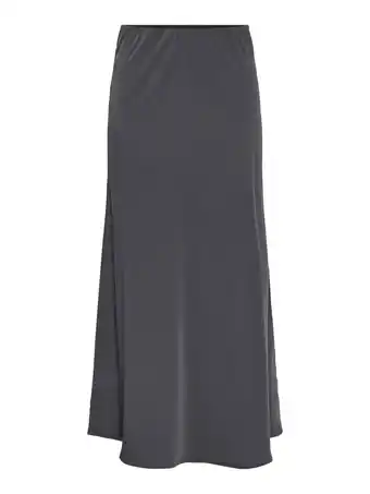 Wehkamp PIECES Curve maxi rok PCFRANAN grijs aanbieding