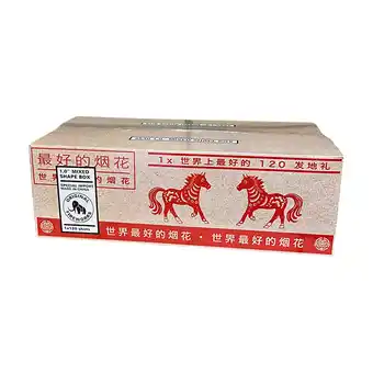 Zena Vuurwerk 1,0 Mixed Shape Box 120sh (1) aanbieding
