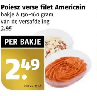 Poiesz Poiesz verse filet Americain aanbieding