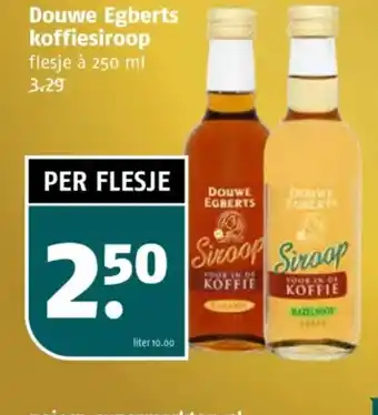 Poiesz Douwe Egberts koffiesiroop aanbieding