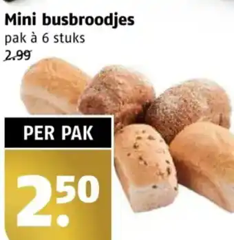 Poiesz Mini busbroodjes aanbieding