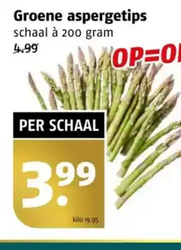 Poiesz Groene aspergetips aanbieding