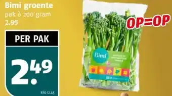 Poiesz Bimi groente aanbieding