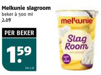 Poiesz Melkunie slagroom aanbieding