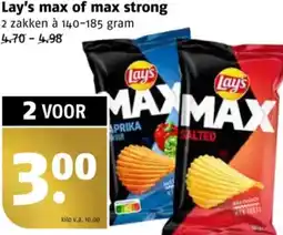 Poiesz Lay's max of max strong aanbieding