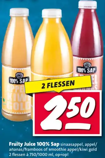 Nettorama Fruity Juice 100% Sap aanbieding