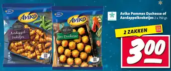 Nettorama Aviko Pommes Duchesse of Aardappelkroketjes aanbieding