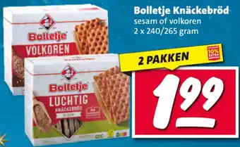 Nettorama Bolletje Knäckebröd aanbieding