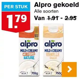 Hoogvliet Alpro gekoeld aanbieding